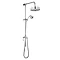 Nuie Traditional Luxury Rigid Riser Kit with Diverter & Dual Exposed Shower Valve