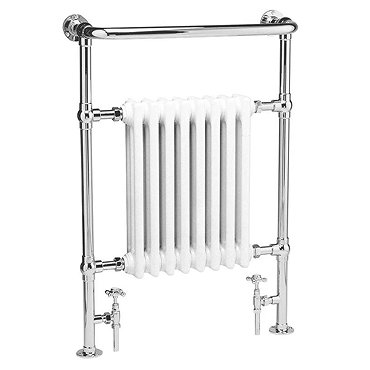Hudson Reed Traditional Marquis Heated Towel Rail - Chrome - HT302 Profile Large Image