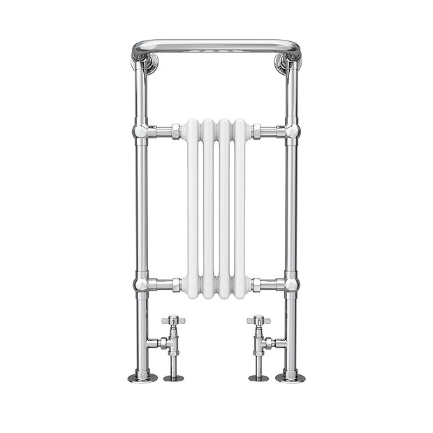 Traditional Mayfair Heated Towel Rail With Valves Online Now