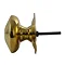 Traditional Polished Brass Centre Door Knob - K-258 Profile Large Image