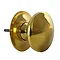 Traditional Polished Brass Centre Door Knob - K-258 Large Image