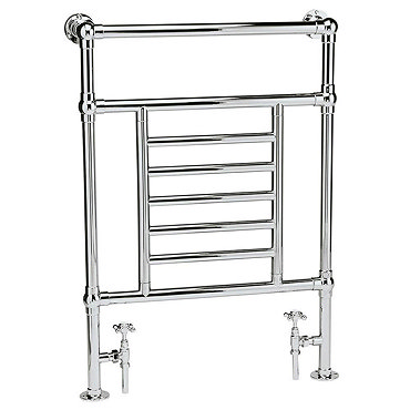 Hudson Reed Traditional Princess Heated Towel Rail - Chrome - HT303 Profile Large Image