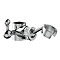 Traditional Rigid Riser Adjustable Handset Holder - Chrome