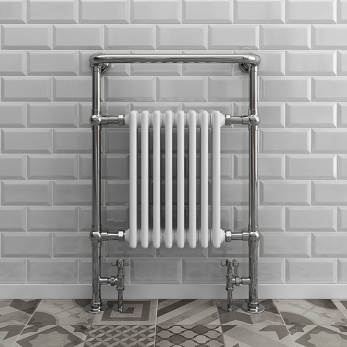 Savoy Traditional Heated Towel Rail Radiator  Feature Large Image