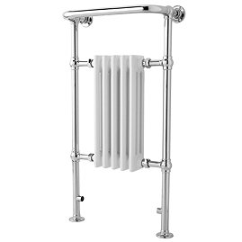 Traditional Small Harrow Heated Towel Rail - Chrome - HTD06 Large Image