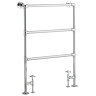 Ultra Traditional Stanford Heated Towel Rail - Chrome - HW301 Large Image