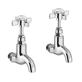 Traditional Wall Mounted Bib Taps Large Image