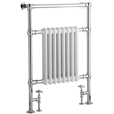 Ultra Traditional Yale Heated Towel Rail - Chrome - HW302 Profile Large Image