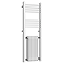 Trafalgar 1200 x 485 Framed Traditional Column Radiator - Chrome & White