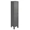 Trafalgar 1600mm Grey Tall Floor Standing Cabinet Large Image