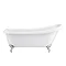 Trafalgar Roll Top Slipper Bath - 1710mm Profile Large Image