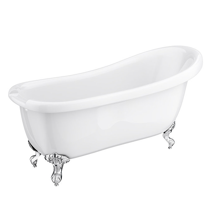 Trafalgar Roll Top Slipper Bath - 1710mm Standard Large Image