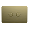 Trafalgar 2-Button Flush Plate – Antique Brass