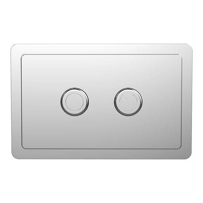 Trafalgar 2-Button Flush Plate - Chrome