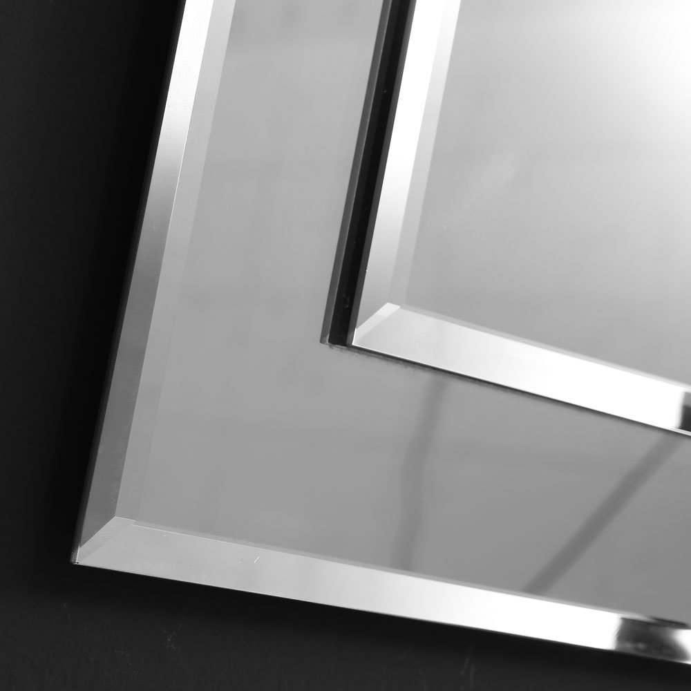 Trafalgar 500 x 700mm Bevelled Bathroom Mirror | Victorian Plumbing UK