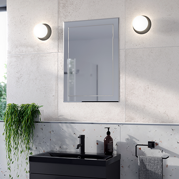 Trafalgar 500 x 700mm Rectangular Bevelled Bathroom Mirror