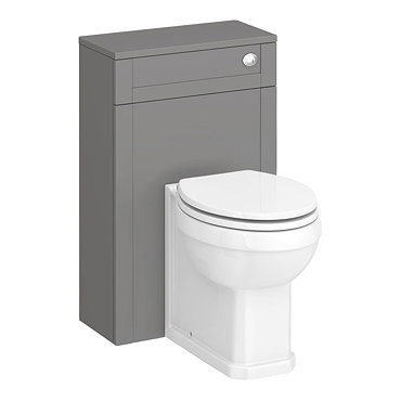 Trafalgar 500mm Grey Toilet Unit and Cistern  Standard Large Image