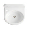 Trafalgar 500mm Wall Hung Basin, Gloss White, 1 Tap Hole