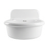 Trafalgar 500mm Wall Hung Basin, Gloss White, 1 Tap Hole