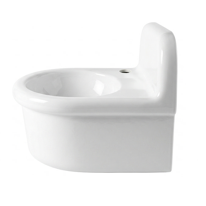 Trafalgar 500mm Wall Hung Basin, Gloss White, 1 Tap Hole