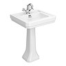 Trafalgar 540mm Basin with Full Pedestal