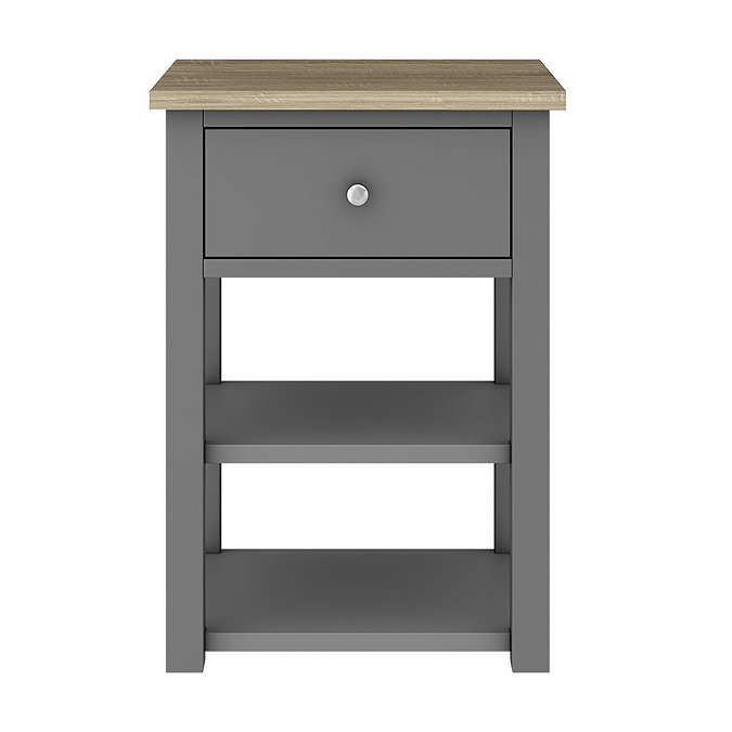Trafalgar Countertop Vanity Unit - Grey - 550mm Wide Profile Large Image