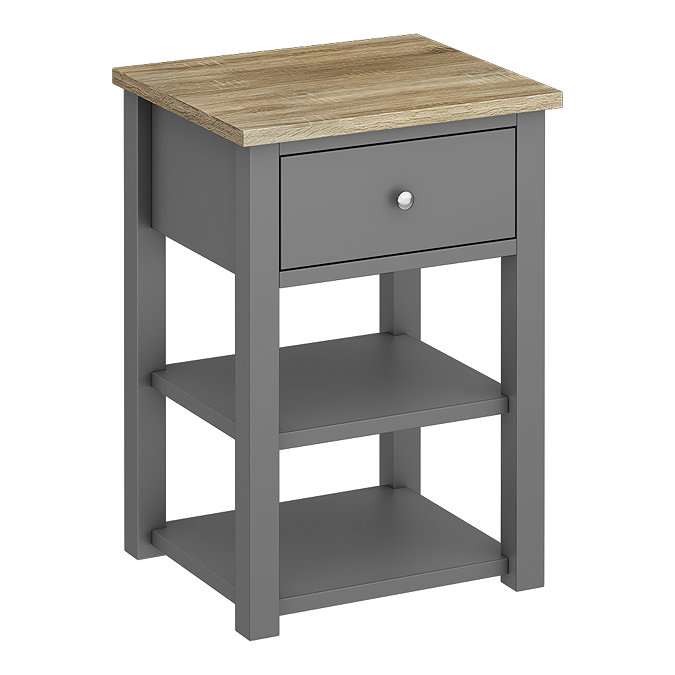 Trafalgar Countertop Vanity Unit - Grey - 550mm Wide Large Image