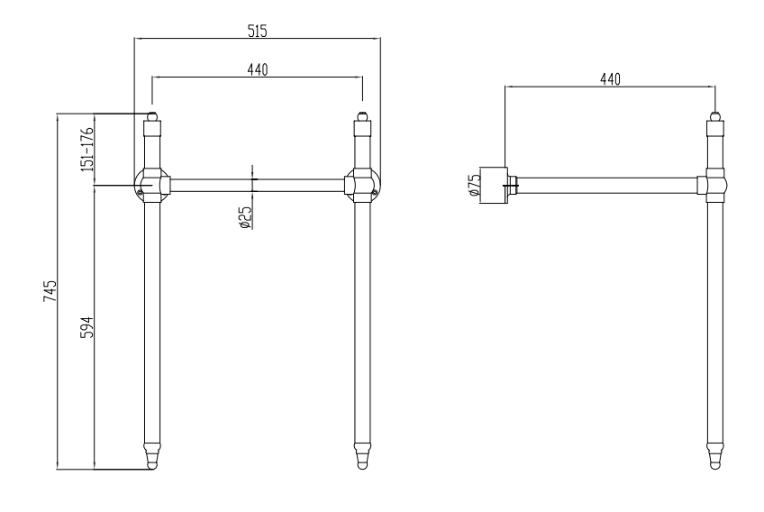 Trafalgar 560mm Basin with Brushed Brass Wash Stand & Close Coupled Toilet - 1 Tap Holes, Includes Toilet Seat