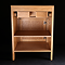 Trafalgar 600mm Solid Oak Floor Standing Countertop Vanity Unit - Undrilled