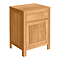 Trafalgar 600mm Solid Oak Floor Standing Countertop Vanity Unit - Undrilled