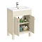 Trafalgar 610mm Cream Vanity Unit  In Bathroom Large Image