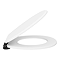 Trafalgar 610mm Grey Vanity & Toilet Suite with Matt Black Handles & Soft Close Seat
