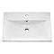 Trafalgar 610mm Grey Vanity Unit with Brushed Brass Handles  Profile Large Image