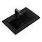 Trafalgar 610mm Grey Vanity Unit with Matt Black Basin + Handles Profile Large Image