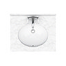 Trafalgar 610mm Grey Vanity Unit with White Marble Basin Top  additional Large Image
