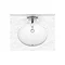 Trafalgar 610mm Grey Vanity Unit with White Marble Basin Top additional Large Image