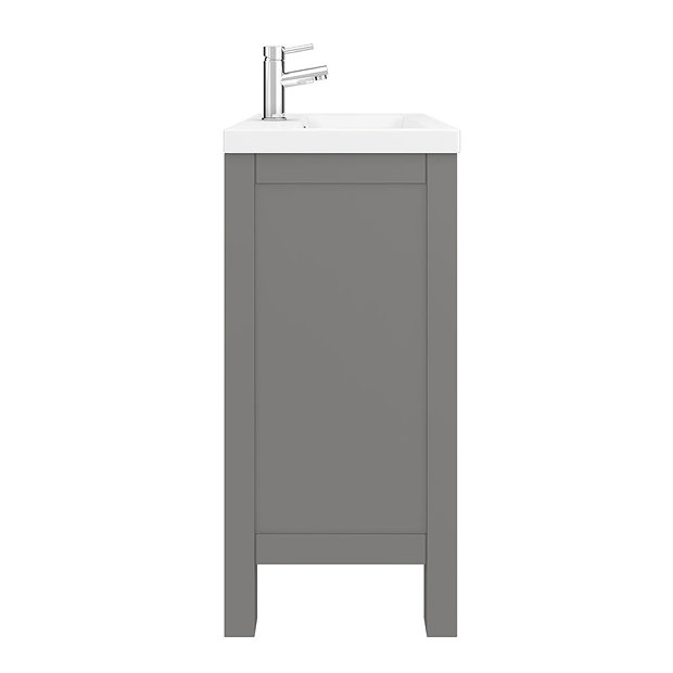 Trafalgar 610mm Grey Vanity Unit Victorian Plumbing UK