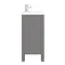 Trafalgar 610mm Grey Vanity Unit Newest Large Image