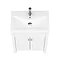Trafalgar 610mm White Vanity Unit In Bathroom Large Image