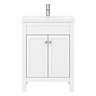 Trafalgar 610mm White Vanity Unit  additional Large Image
