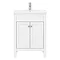 Trafalgar 610mm White Vanity Unit additional Large Image