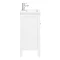 Trafalgar 610mm White Vanity Unit Newest Large Image