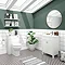 Trafalgar 610mm White Vanity Unit Feature Large Image