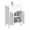 Trafalgar 610mm White Vanity Unit Standard Large Image