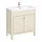 Trafalgar 810mm Cream Vanity Unit Large Image