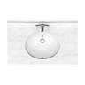 Trafalgar 810mm Grey Vanity Unit with White Marble Basin Top  Profile Large Image