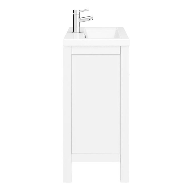 Trafalgar 810mm White Vanity Unit additional Large Image