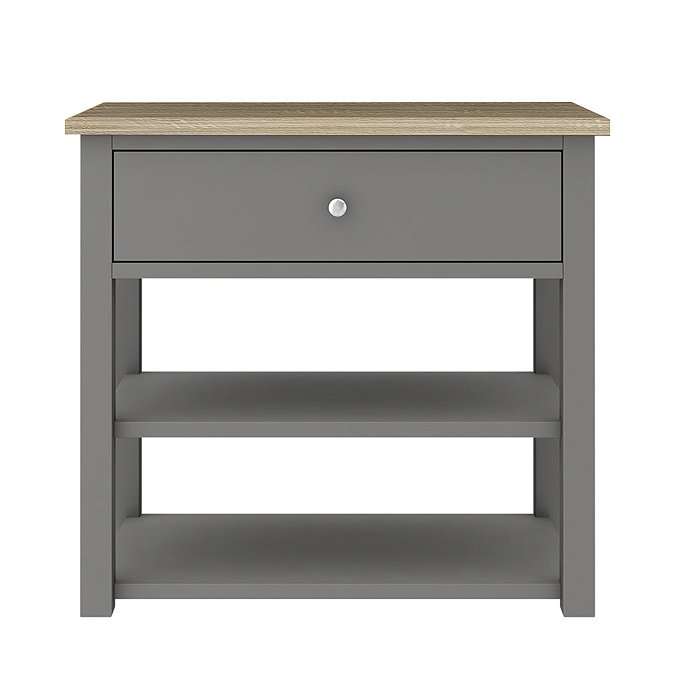 Trafalgar Countertop Vanity Unit - Grey - 840mm Wide Profile Large Image