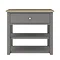 Trafalgar Countertop Vanity Unit - Grey - 840mm Wide Profile Large Image