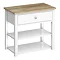 Trafalgar Countertop Vanity Unit - White - 840mm Wide Large Image